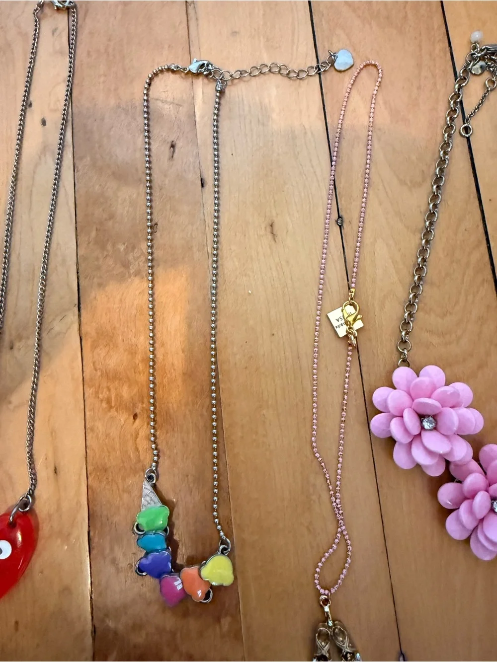 Lot of kids necklaces. Charm it, J Crew, Little Miss Zoe